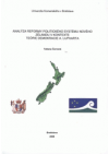 Analýza reformy politického systému Nového Zélandu v kontexte teórie demokracie A. Lijpharta