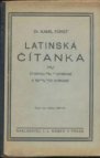 Latinská čítanka pro IV. třídu gymnasií a reálných gymnasií