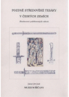 Pozdně středověké tesáky v českých zemích