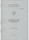 Vybrané kapitoly ke studiu práva bezpečnosti a obrany České republiky