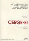 Publication productivity of Czech sociology in scientific journals within the last decade