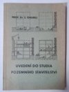 Uvedení do studia pozemního stavitelství