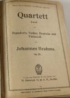 Johannes Brahms, Quartett G-moll