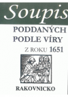 Soupis poddaných podle víry z roku 1651. Rakovnicko