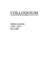 Colloquium Musica ac societas (1740-1815), Brno 1989