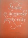 Studie ze slovanské jazykovědy