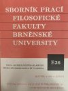 Sborník prací filosofické fakulty brněnské university