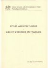 Styles architecturaux - lire et s'exercer en français