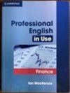 Professional English in Use: Finance