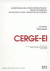 Assessing inflation persistence: micro evidence on an inflation targeting economy