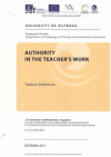 Authority in the teacher's work