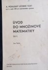 Úvod do množinové matematiky