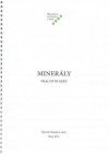 Minerály - pracovní sešit