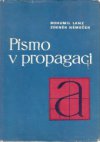 Písmo v propagaci