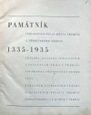 Památník jubilejních oslav města Třebíče a třebíčského okresu 1335-1935