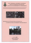 Research in Utilization of Wastes as a Substitution of Primary Raw Materials