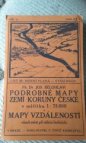 Podrobné mapy zemí koruny České v měřítku 1:75.000 a mapy vzdáleností všech míst při silnici ležících.