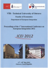 Proceedings of the 1st International Conference on European Integration 2012 - ICEI 2012