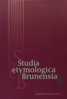 Studia etymologica Brunensia 3