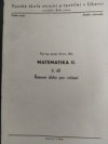 Matematika II