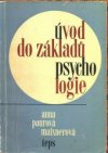 Úvod do základů psychologie