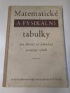 Matematické a fysikální tabulky pro devátý až jedenáctý postupný ročník