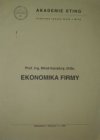 Ekonomika firmy