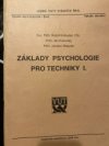 Základy psychologie pro techniky I