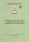 Uniwersytet Nysa 2010 - Badanie absolwentów Uniwersytetu Nysa i przedsiębiorców z Euroregionu Nysa