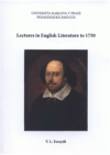 Lectures in English literature to 1750