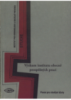 Výzkum institutu obecně prospěšných prací