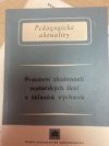 Pracovní zkušenosti mateřských škol v tělesné výchově