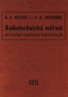 Radiotechnická měření při velmi vysokých kmitočtech