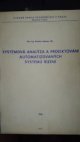 Systémová analýza a projektování automatizovaných systémů řízení