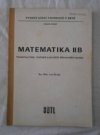 Matematika II B.