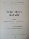 Rusko-český slovník z oboru pletařství, textilu a textilní chemie