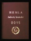 Hesla Jednoty bratrské 2015