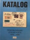 Katalog Československá letecká pošta 1918-1939