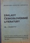 Základy československé literatury.