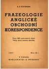 Frazeologie anglické obchodní korespondence