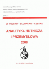 Analityka hutnicza i przemysłowa 2008