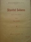 Stavitel Solness