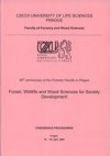 Forest, Wildlife and Wood Sciences for Society Development