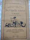 Jos.Oppelta synovec v Praze