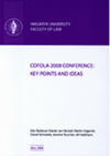 Cofola 2008 Conference - key points and ideas