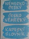 Německo-český a česko-německý kapesní slovník