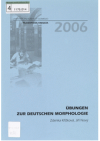 Übungen zur deutschen Morphologie