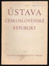 Ústava Československé republiky ze dne 9. května 1948 s úvodem a důvodovou zprávou