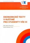 Ekonomické texty v ruštině pro studenty VŠE III