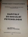 Kapitoly ze sociální psychologie